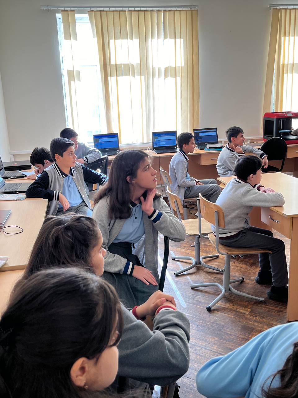 Children listening to someone